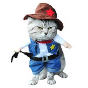 Kittenswear | Cat Cowboy Costume 