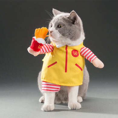 Snackbar Waiter Costume For Cats