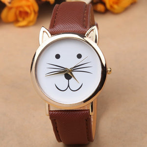 Cute Cat Trendy Watch